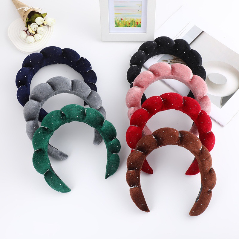 Eco Sponge - Bando rambut spons cuci wajah Cloud,
