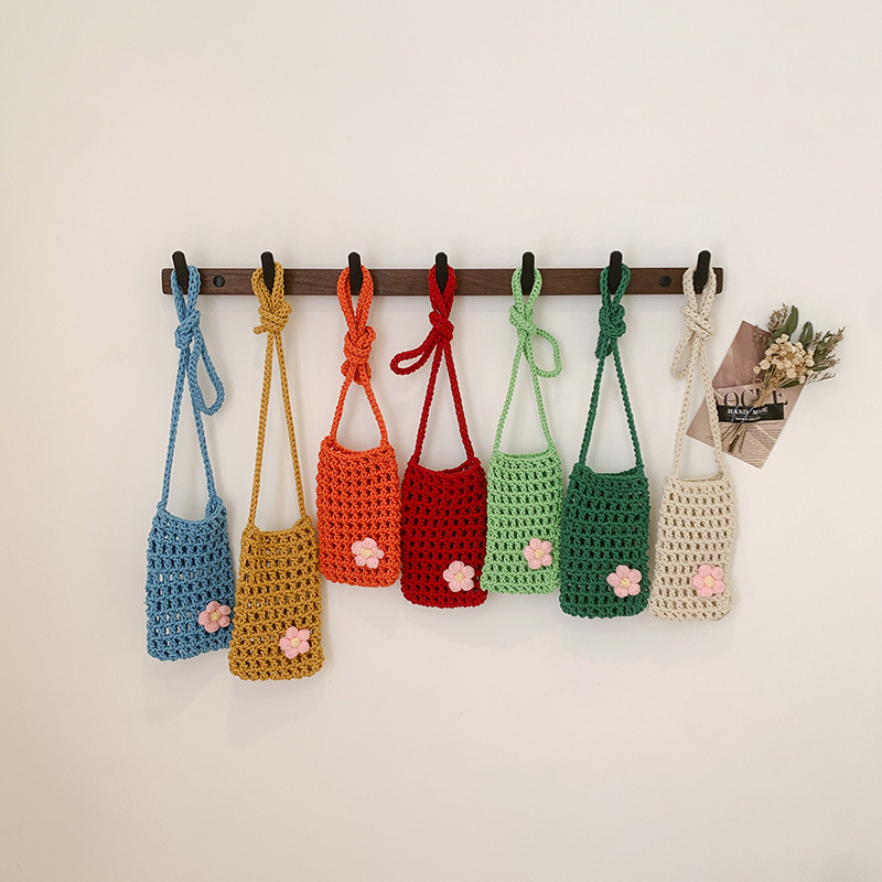 Reusable Bag - 1 Buah Tas Ponsel Serbaguna Rajutan