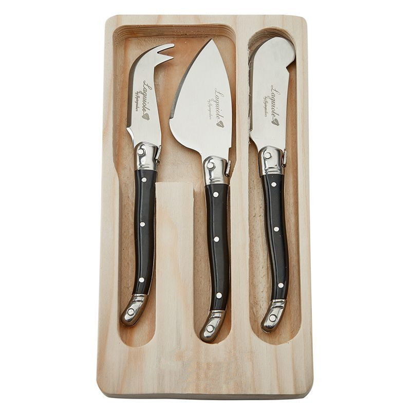 Bamboo Cutlery - 3 Buah Set Alat Keju Laguiole,