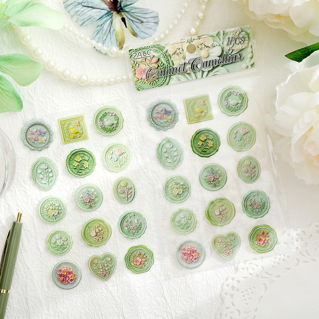 Beeswax Wrap - 1 Lembar dengan 15 Buah Stiker