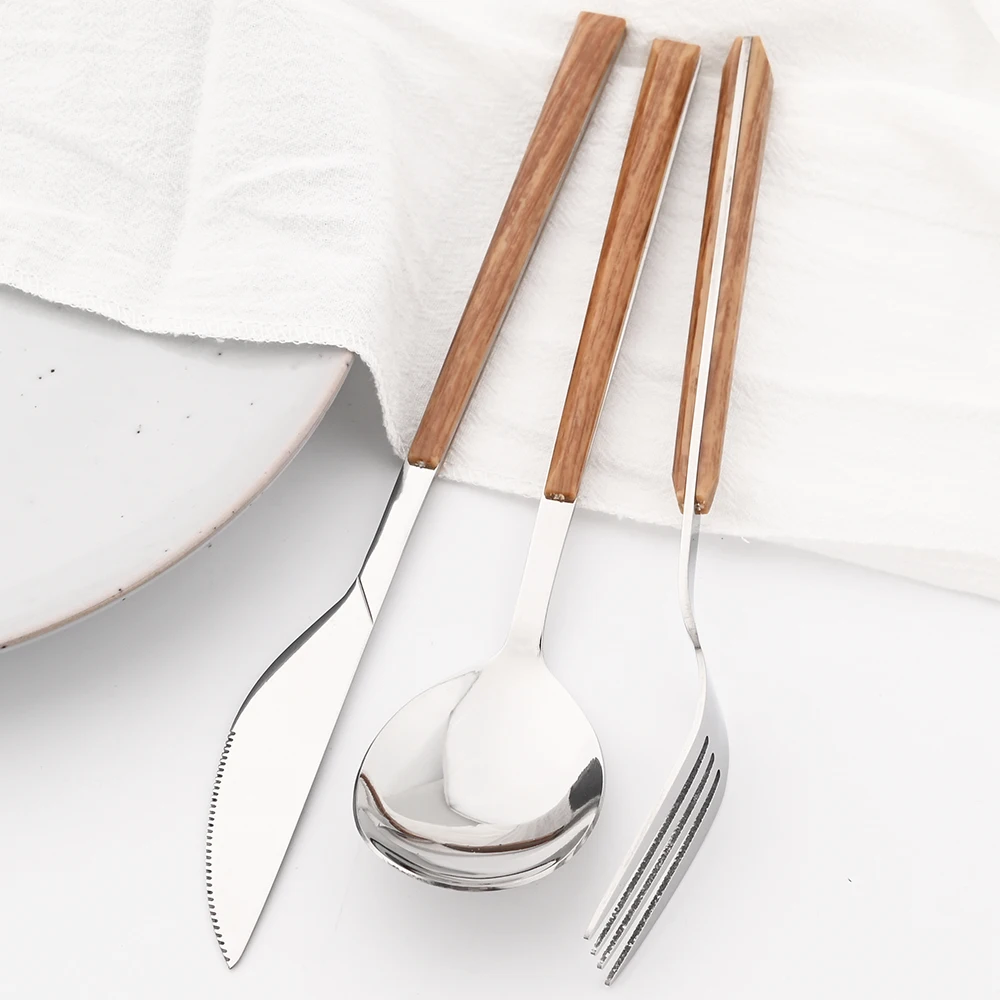 Alat makan Set 16/24/30 buah,  - Bamboo Cutlery ulasan dan harga