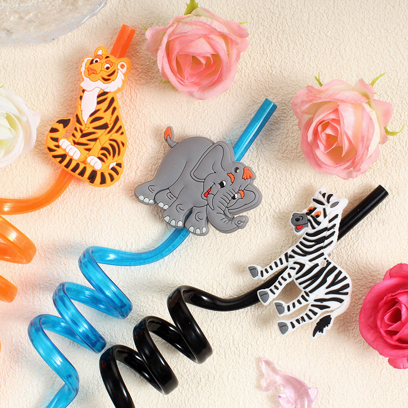 12 paket sedotan bertema hewan - Reusable Straw ulasan dan harga